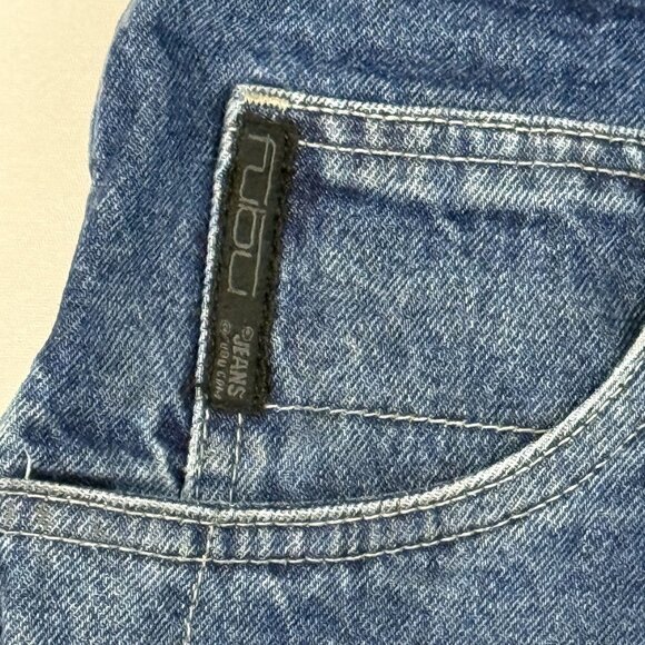 Vintage 90's Fubu Jeans Men's 34x34 Cargo Deep Pocket Relaxed Fit Faded Denim - Picture 12 of 16